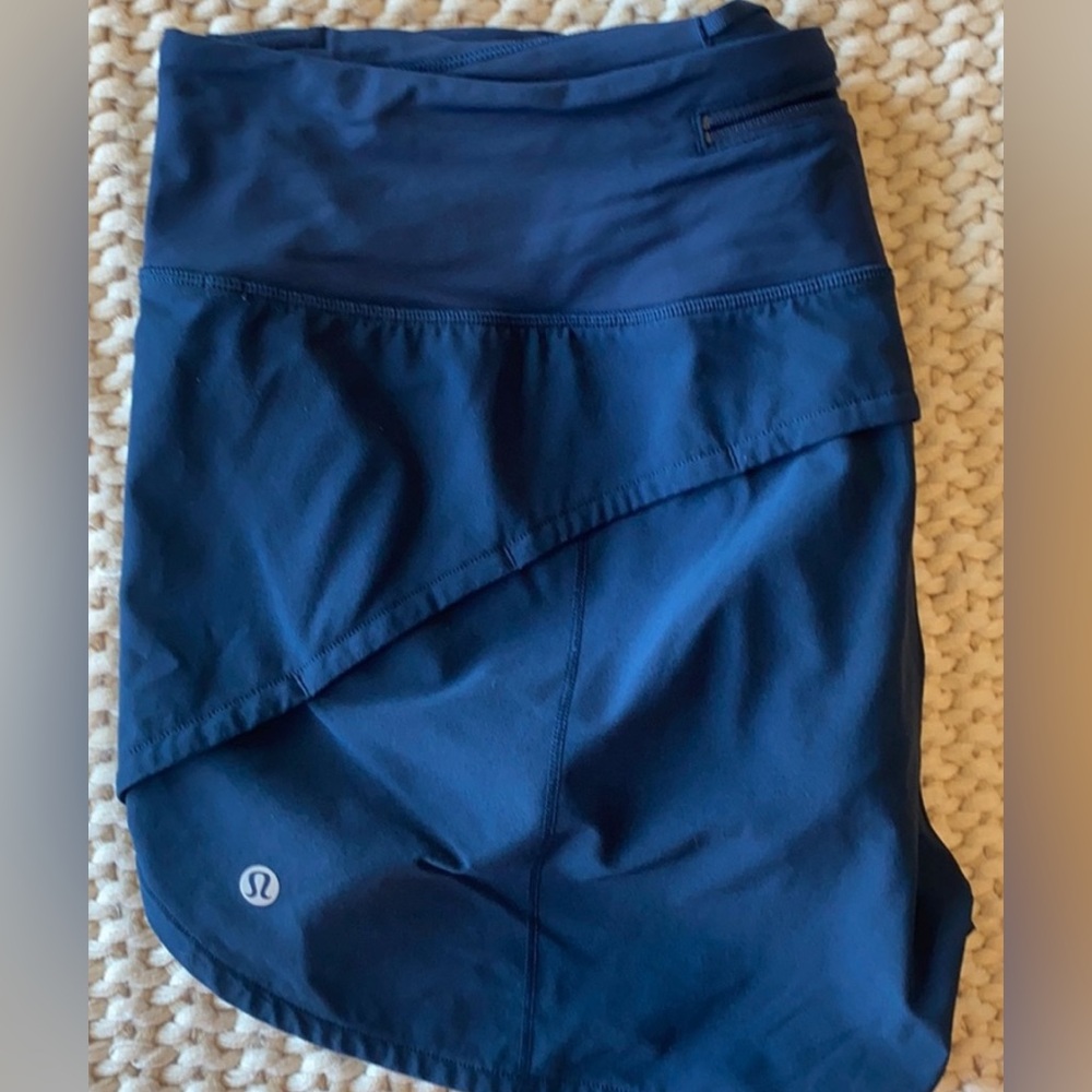 Lululemon Athletica Deep Blue Athletic Shorts